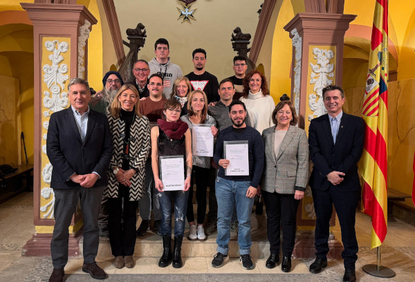 El Ayuntamiento de Huesca entrega los diplomas de formación complementaria del Programa Experiencial de Empleo y Formación Parque Miguel Servet, Fase III