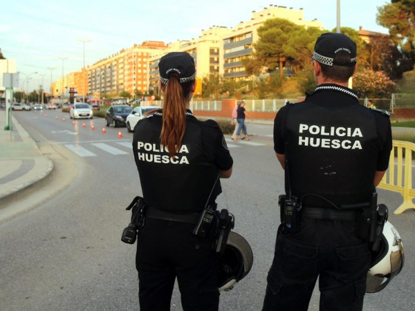 La Policía Local de Huesca realizó durante 2023 9.530 servicios e intervenciones