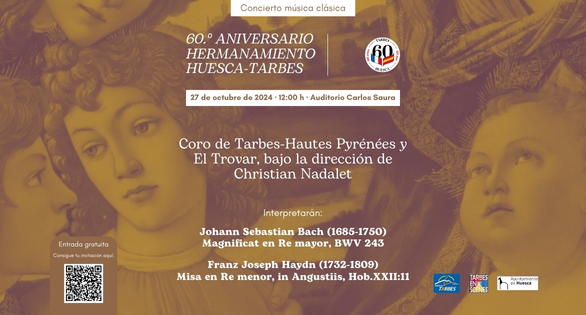 Concierto conmemorativo del 60 aniversario del hermanamiento entre Huesca y Tarbes