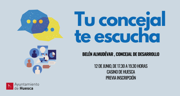Belén Almudévar, concejal de Economía, Atracción de Inversiones, Innovación y Fondos Europeos, protagoniza el próximo encuentro ciudadano “Tu concejal te escucha” 