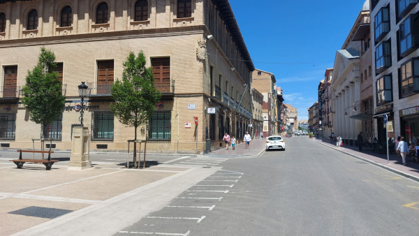 El Ayuntamiento aprueba el proyecto de reurbanización del tramo del Coso Alto entre la plaza de la Inmaculada y la calle de Amistad