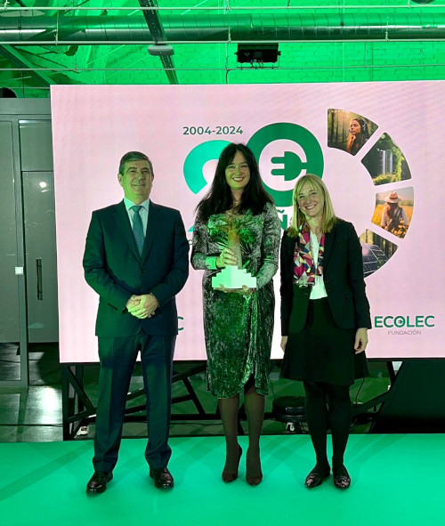 Huesca recibe el reconocimiento de la Fundación ECOLEC como Ciudad #GreenWeek por su gran implicación en la cantidad de RAEE recogida por habitante