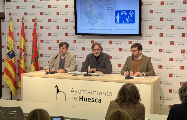 Imagen El Ayuntamiento de Huesca presenta su Plan de Movilidad Urbana Sostenible